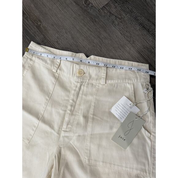 Joie Khaki Wide Leg Trouser Pants Women's Size 12 NWT - Picture 3 of 8